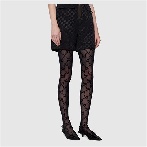 gucci interlocking gg tights|gucci gg pattern tights.